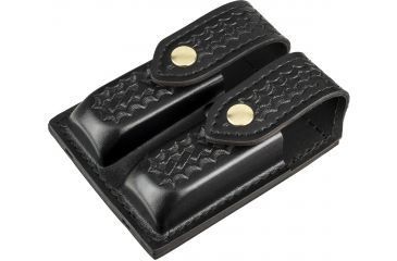 Image of Safariland 77 Double Handgun Magazine Pouch - STX Plain Black, Ambidextrous 77-83-4B