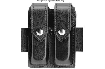 Image of Safariland 77 Double Handgun Magazine Pouch - STX Tactical Black, Ambidextrous 77-419-13PBL