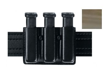 Image of Safariland 775 Slim Open-Top Triple Mag Pouch, Glock 20 10mm 4.6in., Glock 21 .45 Cal., STX Tactical OD, Ambi Shroud Mount 775-383-563