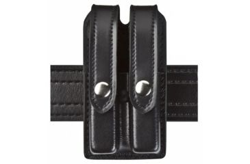 Image of Safariland 78 Slim Double Mag Pouch, Glock 19, 23, H&amp;K Usp 9mm, .40, Sig P250, Plain Black 78-283-2