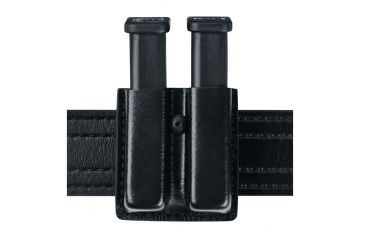 Image of Safariland 79 Slim Open Top Double Mag Pouch, S&amp;W M&amp;P .45, STX Basket Weave Black 79-419-48
