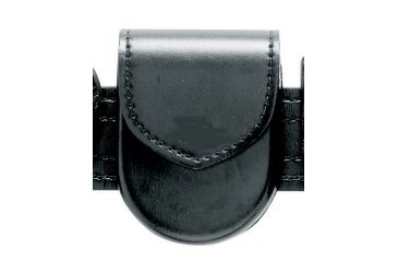 Image of Safariland 90H Cuff Case Hi-Gloss Black Hidden Snap 90H-1-9HS