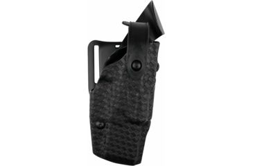 Image of Safariland 6360 ALS/SLS Mid-Ride LVL III  Holster, S&amp;W M&amp;P 40/S&amp;W M&amp;P 9, Left, Basketweave, Black, 6360-219-482