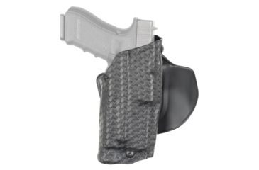 Image of Safariland 6378 ALS Paddle &amp; Belt Slide Holster, Sig Sauer220/226, STX Black Basket Weave, Right Hand, 2.25in. Belt Loop, No Rails, 6378-77-481-225