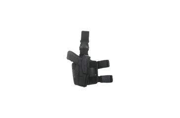 Image of Safariland ALS Tactical Thigh Holster, Right Hand, STX Foliage Green Leg Shroud Single Strap 6355-56-541-SP10