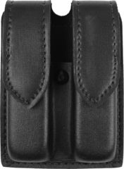 Image of Safariland Double Handgun Magazine Pouch - Black, Nylon-Look, Ambidextrous 777622HS