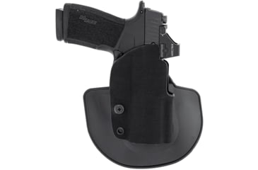 Image of Safariland Gravity Glock 19/17 OWB Paddle Holster, Right, Cordura, Concealment, Black, GRAVITY-0-835-A-0-C1-781