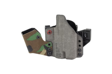 Image of Safariland INCOG-X, Joint Collaboration with Haley Strategic, Inside the Waistband Holster, Fits SIG P365/X/XL with Light, Integrated Magazine Caddy, Microfiber Suede Wrapped Boltaron Construction, Woodland Camo, Right Hand, 1341419