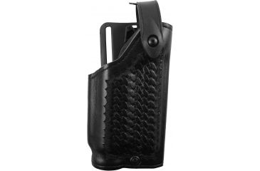 Image of Safariland 6280 SLS LVL II Mid-Ride Holster, SIG Sauer P229R, Streamlight TLR-2, Right, Basketweave, Black, 6280-74421-81-S