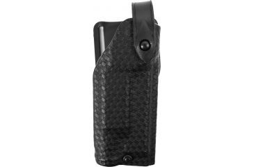 Image of Safariland 6280 SLS Level II Retention Mid-Ride Duty Holster, Kimber 1911 Gold Combat RL II, X200, Right, Basketweave, Black, 6280-5340-481