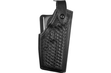 Image of Safariland 6280 SLS Mid-Ride Level-II Retention, S&amp;W L-Frame 4in., Basket Weave Black, Right Hand, 6280-21-81