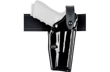 Image of Safariland 6280 SLS Level II Retention Mid-Ride Duty Holster, FN FNP-45, Right, Hi Gloss, Black, 6280-261-91-S