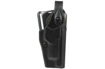 Image of Safariland 6280 SLS Level II Retention Mid-Ride Duty Holster, S&amp;W SW99/Walther P99, Left, Plain, Black, 6280-84-412
