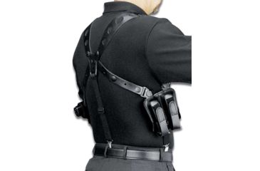 Image of Safariland Model 1051 ALS Shoulder Holster, Glock 17/22/31, Right Hand, STX Plain Black, 1051-83-411