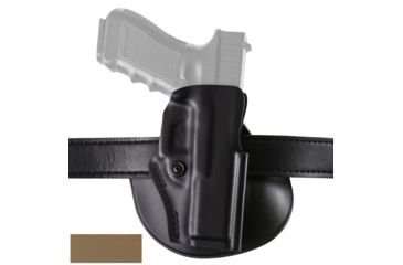 Image of Safariland Model 5198 IDPA Paddle/Belt Loop Holster, Glock 19/23/32, Right Hand, STX Flat Dark Earth, 5198-283-551