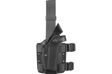 Image of Safariland Model 6004USN SLS Low Drop-Leg Holster, Glock 17/22/31, Left Hand, Cordura Black, 6004USN-83-782