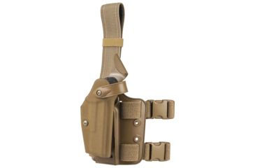 Image of Safariland Model 6004USN SLS Low Drop-Leg Holster, Glock 17/22/31, Right Hand, Cordura Coyote Tan, 6004USN-83-741