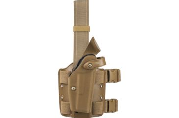 Image of Safariland Model 6004USN SLS Low Drop-Leg Holster, Glock 17/22/31, Right Hand, Cordura Coyote Tan, 6004USN-83-741