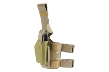 Image of Safariland Model 6004USN SLS Low Drop-Leg Holster, Glock 17/22/31, Right Hand, Cordura Khaki, 6004USN-83-751