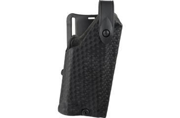 Image of Safariland Model 6280 SLS Mid-Ride Level-II Duty Holster, Glock 19/23/32 w/ITI M3 Light, Right Hand, STX Basket Weave Black, 6280-2832-481