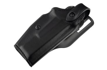 Image of Safariland Model 6285 SLS Low-Ride Level-II Duty Holster, Glock 17/22/31 w/Dual Magazine Release, Right Hand, Plain Black, 6285-983-61