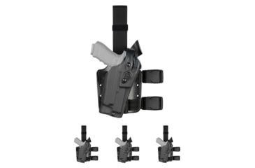 Image of Safariland Model 6304RDS ALS/SLS Drop Leg Glock Holster, Black, Coyote Brown, Flat Dark Earth, Multi Cam