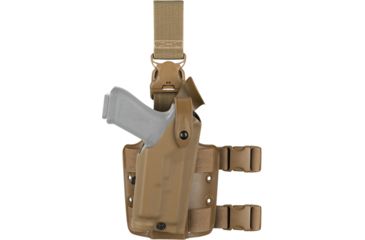 Image of Safariland Model 6305 ALS/SLS Drop-Leg Holster, Glock 20/21, Right Hand, STX Coyote Brown, 6305-383-761