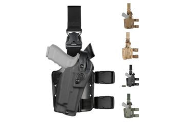 Image of Safariland Model 6305 ALS/SLS Drop-Leg Glock Holster, Black, Coyote Brown, Flat Dark Earth, Foliage Green, OD Green