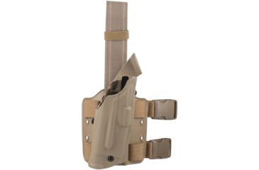 Image of Safariland Model 6354 ALS Drop-Leg Holster, Glock 34/35, Right Hand, STX Flat Dark Earth, 6354-683-551