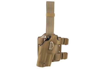 Image of Safariland Model 6354 ALS Drop-Leg Holster, Glock 20/21 w/ITI M3 Light, Right Hand, STX Coyote Brown, 6354-3832-761
