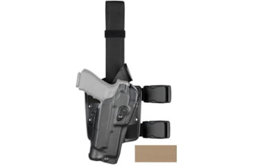 Image of Safariland Model 6354rds Als Tactical Holster For Sig Sauer P320 W/ Compact Light, Fde Brown, 6354RDS-45027-551-SP10