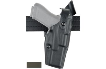 Image of Safariland Model 6360 ALS/SLS Mid-Ride Level-III Duty Holster, Glock 17/22/31 w/ITI M3 Light, Right Hand, STX OD Green, 6360-832-561
