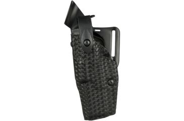 Image of Safariland Model 6360 ALS/SLS Mid-Ride Level-III Duty Holster, Glock 22 Gen 5, Right, STX Basket, Black, 1329266