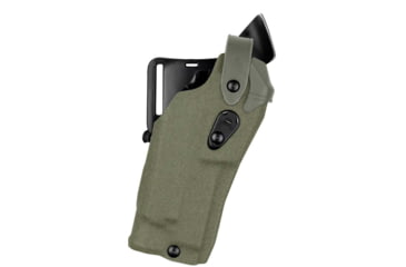 Image of Safariland Model 6360RDS ALS/SLS Mid-Ride Level-III Duty Holster, Glock 19/23, Insight Technology M3, Left, Cordura, Ranger Green, 6360RDS-2832-732