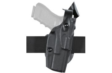 Image of Safariland Model 6362 ALS/SLS Hi-Ride Level-III Duty Holster, Glock 17 Gen5 w/ITI M3/TLR-1/TLR-1HL/SF X200/X300/X300U Light, Right Hand, STX Tactical Black, 6362-8325-131