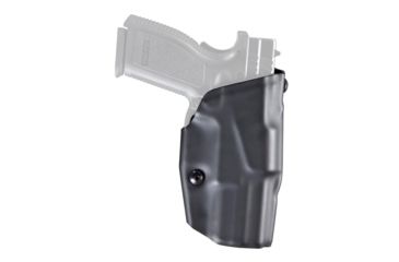 Image of Safariland Model 6379 ALS Clip-On Belt Holster, Glock 17/22/31 w/ITI M3 Light, Right Hand, STX Plain Black, 6379-832-411