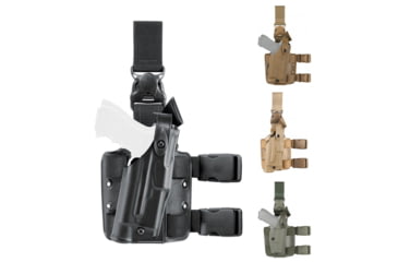 Image of Safariland Model 6384RDS ALS OMV Drop Leg Holster, Black, Coyote, Coyote Brown, Flat Dark Earth Brown, Green, Multi Cam