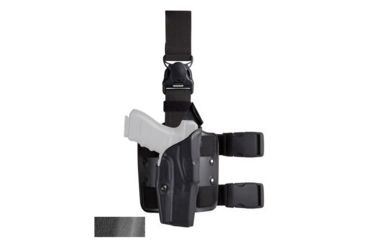 Image of Safariland Model 6385 ALS/OMV Drop-Leg Holster, Glock 19/23/32, Right Hand, STX Tactical Black, 6385-283-131
