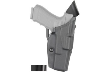 Image of Safariland Model 6390 ALS Mid-Ride Level-I Duty Holster, Glock 17/22/31, Right Hand, STX Hi-Gloss Black, 6390-83-491