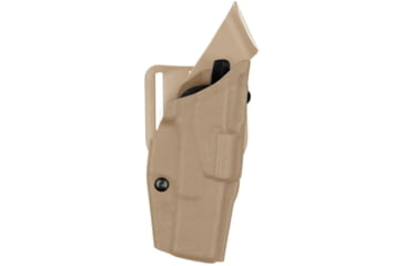 Image of Safariland Model 6390 ALS Mid-Ride Level I Retention Duty Holster With Light/Laser, Glock 19, Right Hand, FDE Brown, 1318026