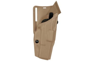 Image of Safariland Model 6395 Als Low-ride Level I Retention Duty Holster, Fde Brown - 6395-68325-551