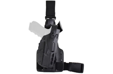 Image of Safariland Model 7005 7TS SLS Tactical Holster w/Quick Release Leg Strap, Left Hand, Black, 7005-28327-412-SP10