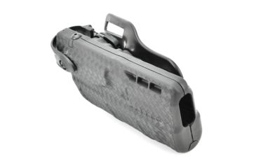 Image of Safariland Model 7280 7TS SLS Mid-Ride Level-II Duty Holster, Glock 20/21, Left Hand, STX Basket Weave Black, 7280-383-482