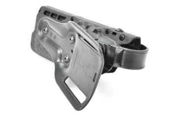 Image of Safariland Model 7280 7TS SLS Mid-Ride Level-II Duty Holster, Glock 20/21, Left Hand, STX Basket Weave Black, 7280-383-482