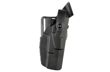 Image of Safariland Model 7280-7TS SLS Mid-Ride Level II Duty Holster, SIG Sauer P227R, Right, Plain Black, 7280-677-411