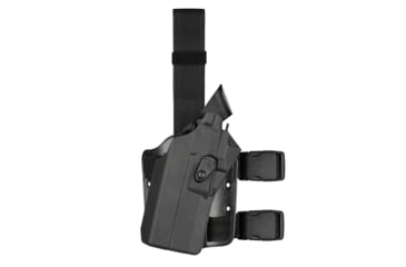 Image of Safariland Model 7354RDS 7TS ALS Tactical Drop Leg Holster, Glock 47 Mos w/ Light, Left, Black, 1324178
