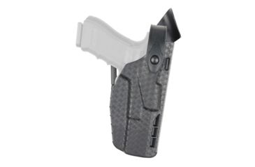 Image of Safariland 7360 7TS ALS/SLS Mid-Ride, Level III Retention Duty Holster, Glock 17 Gen 5, Right, Basketweave Black, 835, 7360-835-481