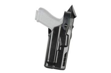 Image of Safariland 7360 7TS ALS/SLS Mid-Ride Level III Retention Duty Holster, Sig Sauer P320 9/40, X300U/TLR-1HL, Right, Hi Gloss Black, 7360-4502-491