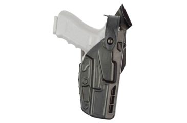 Image of Safariland Model 7360rds - 7ts Als/sls Mid-ride Duty Holster, Black - 7360RDS-28325-411