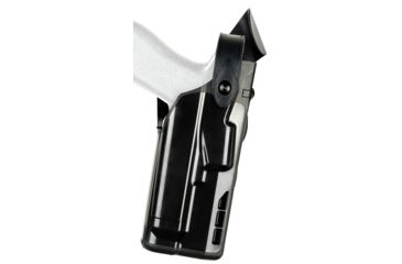 Image of Safariland 7360 7TS ALS/SLS Mid-Ride LVL III Duty Holster, Glock 20/21, Left, 2.25 in, Hi Gloss Black, 7360-383-492